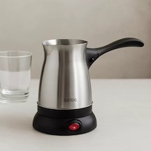 Elektrikli Cezve Türk Kahvesi 500 Ml 6 Fincan Çelik