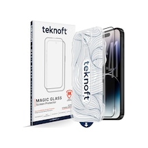 İphone 14 Pro İle Uyumlu Otomatik Hizalama Aparatlı Takılırken Toz Toplama Özellikli Ekstra Güçlendirilmiş Lazer Kesim Ekran Koruyucu Kırılmaz Cam Sku: Zeusb0bxy1kkvx