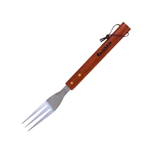 Ahşap Saplı Barbekü Çatalı
