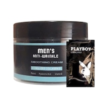 Süper Mens Antiwrinkle Smoothing Cream 100 Ml Erkek Yüz Cilt Kremi Mens + Yanında Jel
