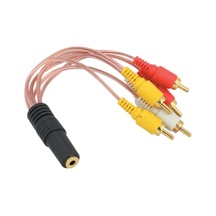 3.5 Mm Stereo Dişi 6 Tos Erkek 5+1 Kablo