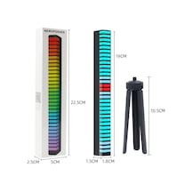 Rgb Led Işık Araç Pc Oda Oyuncu Müzik Ritimleri Oyun Sese Duyarlı Rgb Light