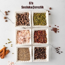 Porsima Bone 15690 6 Lı Sunumluk Kase Mini Sosluk Çerezlik Kase