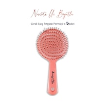 Nascita Professional Üç Boyutlu Oval Saç Fırçası Pembe X 5 Adet 0