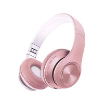 Markasepeti Kablosuz Kulak Üstü Bluetooth Kulaklık Pembe