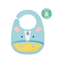 Skip Hop Zoo Silikon Önlük - Unicorn Açık Mavi