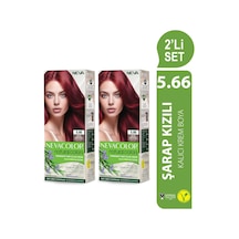 Neva Color Natural Color Saç Boyası 5.66 Şarap Kızılı 2'li Set