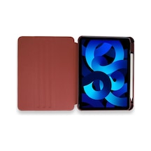 Apple İpad Pro 11 2021 Kılıf Ling 360 Kalemlikli Tablet Kılıf - Mor Arka Kapak