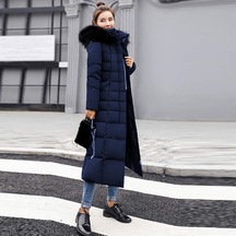 Barbora Günlük Kışlık Tam Boy Şişme Kadın Mont Bt180Lacivert