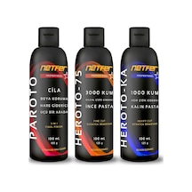 3'lü İnce Kalın Pasta Cila Set - 3x100 Ml