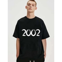 Flood Of Style Erkek Kahverengi 2002 Baskılı Bisiklet Yaka Tshirt