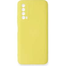Newface - 145 - Huawei P Smart 2021 Kılıf Nano İçi Kadife Silikon - Novapazr - - Sarı