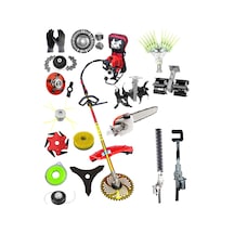 Ablacks Benzinli Sırt Tırpan Ultra Mega Lüks Bahçıvan Seti + 11 Li Çim Biçme Seti