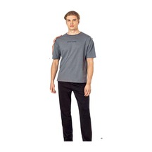 Pierre Cardin 6086 Erkek Kısa Kollu Bisiklet Yaka Oversize Pijama Takım-koyugri Koyu Gri