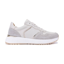 Tamer Tanca Kadın Hakiki Deri Bej Süet Sneakers & Spor Ayakkabı 258 3482 Bn Ayk Sk25-26 Bej Suet/dr/gold Bej
