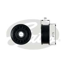 Gates T36398 Alternatör Gergi Rulmanı B-max 14 C-max Iı 12 19 Focus Iıı 11 17 1.0 Ecoboost 1.6tı Volvo C30 06 1 2 S40 Iı 04 12 V50 04 10 Tek Rulman 5m5q6c344aa-5m5q19a216dc-5m5q8680ac