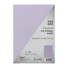 Umur A4 Renkli Fotokopi Kağıdı 80 G 250 Yaprak - Lavanta