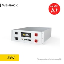 Werer Energy   51,2V 100Ah - 5kW LiFePO4 Rack Series Bluetooth'lu Lityum Demir Fosfat Akü