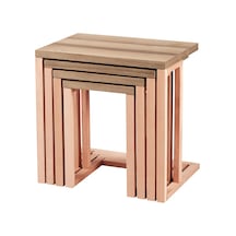 Zigon C Model Sehpa133 Ham Torna Kayın Ayak Iskelet Tekerlekli El (411510210)