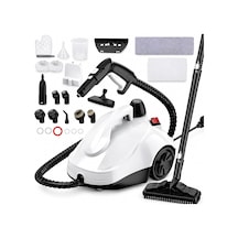 Buharlı Temizlik Makinesi, 2000w Güçlü Buhar Ve 23 Farklı Aparat İle Etkili Temizlik, 5 Bar Yüksek Basınçlı, 16