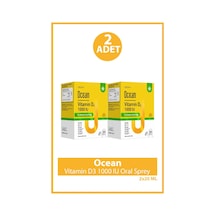 Ocean Vitamin D3 1000 Iu Oral Sprey 20 Ml 2 Adet