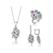 Gümüş Renkli Kadın Set (103644937)