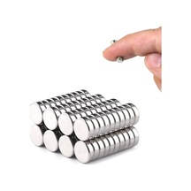 10 Adet 8x3mm Yuvarlak Neodyum Mıknatıs Güçlü Nikel Kaplamalı Kaliteli Dayanıklı Magnet Lisinya