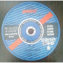 Omec 230 Mm Metal Kesici Taş 230x3.0x22 1 Adet Hızlı