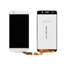 Huawei Uyumlu Y6 Lcd Ekran Beyaz Çıtasız