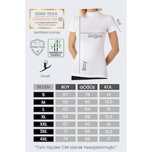 Nt Underwear Kadın Bambu Balıkçı Yaka Yarım Kol Body - T-shirt Hafif, Rahat Ve Şık Bej