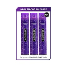 Morfose Mega Strong Saç Spreyi 3 x 400 ML