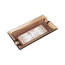 Lubinski Elegant Wings İkili Dikdörtgen Puro Küllüğü Kahve Lb-874