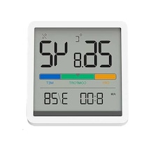 Novahub Yeni Xiaomi Miiiw Sessiz Bebek Odası Sıcaklık Nem Saati - 3.34 Lcd Ekran