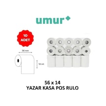 Yazar Kasa Pos Rulosu 56mm X 14mt - 10 Adet