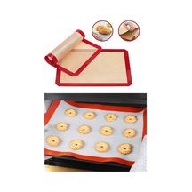 Fırınlanabilir Yıkanabilir Kendinden Yağlı Silikon Pişirme Ve Hamur Açma Matı Silpatı