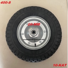 Bls 400-8 Havalı Teker Ağır Yük Taşıma Tekeri 600kg Havalı Tekerlek 10 Kat Mil 20mm