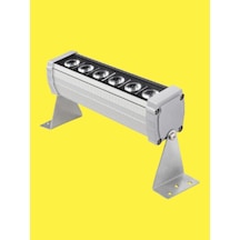17 Cm 6 Watt Sarı Amber Işık Wallwasher Duvar Boyama Ip65
