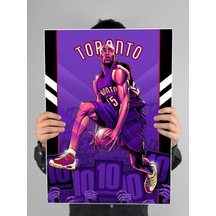 Vince Carter Smaç Poster 60x90cm Nba Basketbol Afiş - Kalın Poster Kağıdı Dijital Baskı