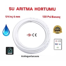 Dogant Su Arıtma Cıhazı Hortumu Beyaz 8 Metre 1/4 Inç 6 Mm