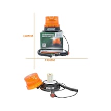 12v-24v Çakar Tepe Lamba Mıknatıslı Çakmak Fişli 60 Ledli 3 Fonksiyonlu 130 100 Mm Turuncu 12v-24v Çakar Tepe Lamba Mıknatıslı Çakmak Fişli 60 Ledli 3 Fonksiyonlu 130 100 Mm Turuncu