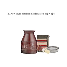 Yeni Tasarım Seramik Yakı Brülör İçin Mevcut 20cm Moxa Rulo Sıcak Masaj Çin Ot Kazıma Si Sıcak Compress S Haki
