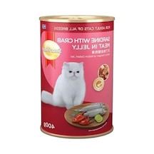 400 Gr Jöle İçinde Yengeç Çubuklu Sardalya, Kedi Maması