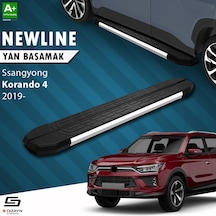 S-dizayn Ssangyong Korando Newline Krom Yan Basamak 183 Cm 2019 Üzeri A+ Kalite
