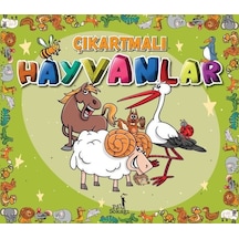 Çıkartmalı Hayvanlar - Çıkartma Etkinlik ve Boyama- Pal Sokağı
