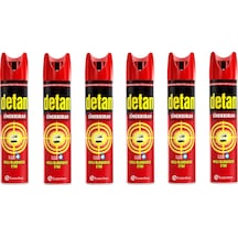 DETAN SİNEKKIRAN SU BAZLI AERESOL 275 ML x 6 ADET