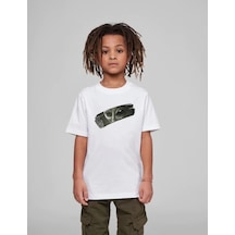 Çocuk Unisex Baskılı T-shirt - Beyaz