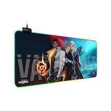 Digipod Gaming Oyuncu Mousepad Rgb Gaming Oyuncu Pad Kaymaz Taban 70 X 30 4mm Kalınlık 005