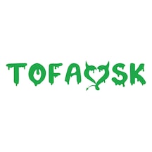 Tofaşk Araba Sticker 17x17 Cm Yeşil
