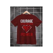 Segungear Csp Erkek Regular Fit Baskılı Spor Tişört Bordo - 933519338 Bordo