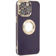 Newface  Apple  Uyumlu iPhone 13 Pro Kılıf Store Silikon - Derin Mor